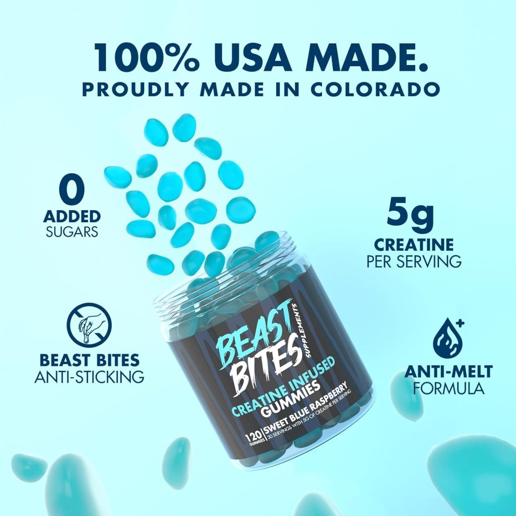 beast bites creatine monohydrate gummies